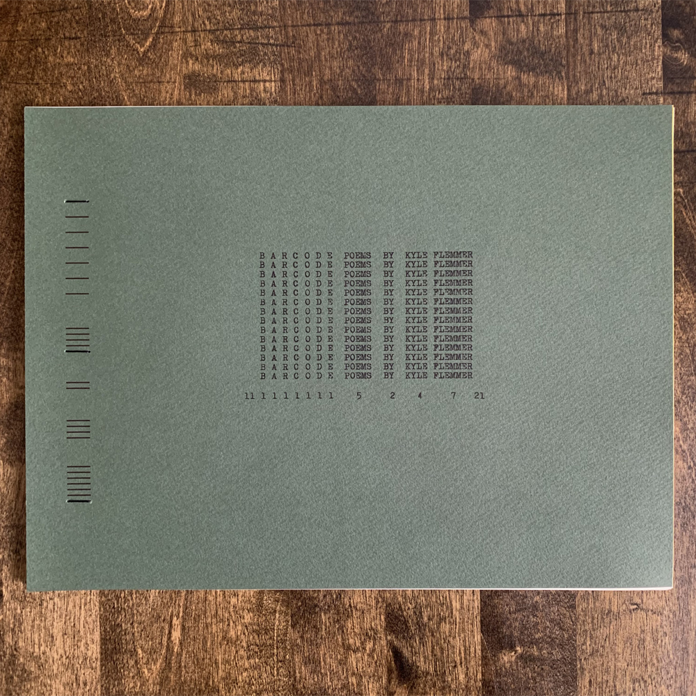 Barcode Poems chapbook cover