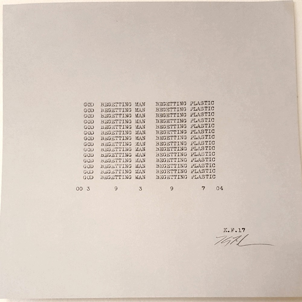 Barcode Poem No. 004 on exhibition